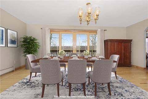 Living roomVirtually staged