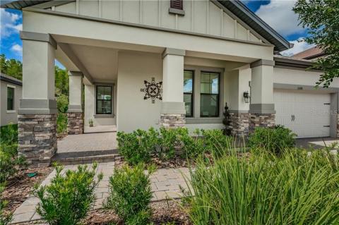 Community pool in Starkey Ranch Whitfield Park is 1 of 2 pools for residents. Located in the heart of the community and about 2 blocks from the home!
