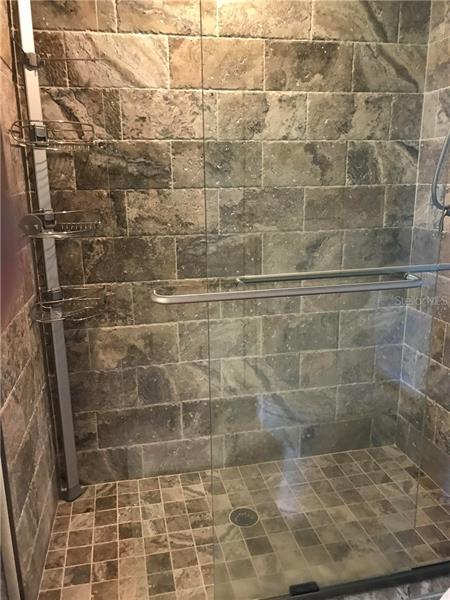 Master shower