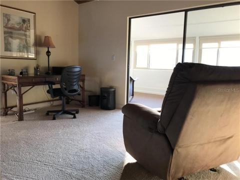 Office on the landing to 2nd floor or could be a TV room.