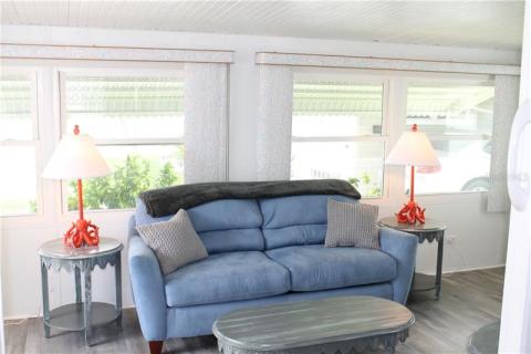 Beautiful sofa in the living room is also a pull out bed, sleeps 2. Beautiful sofa in the living room is also a pull out bed, sleeps 2.