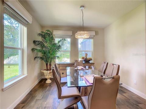 Casual breakfast area