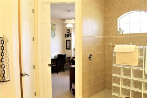 Master suite access to den