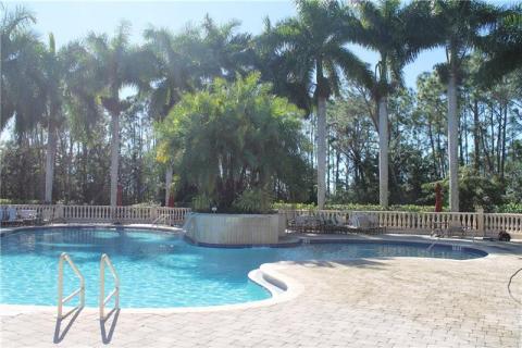 Relaxing heated community pool