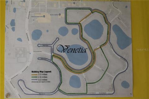 Map of community walking trails
