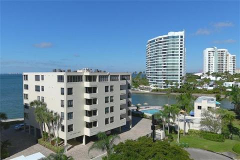 Bay views and resort style pool on the water