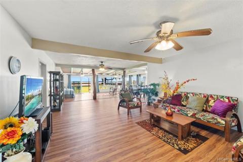 Spectacular views as you enter the main beach home that has approx 1496 interior sqft 3 bdrms, 2.5 baths.