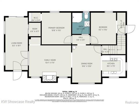 View of room layout