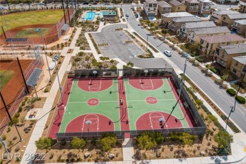 basketball courts, tennis courts, community pools, parks, playground
