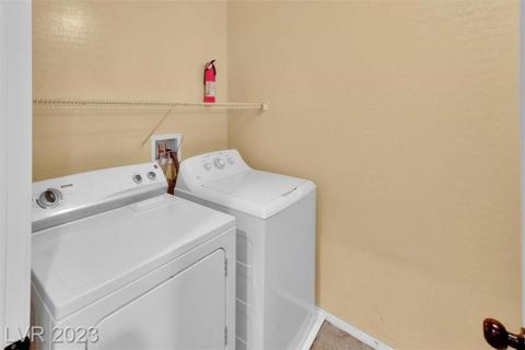 Washer and gas dryer