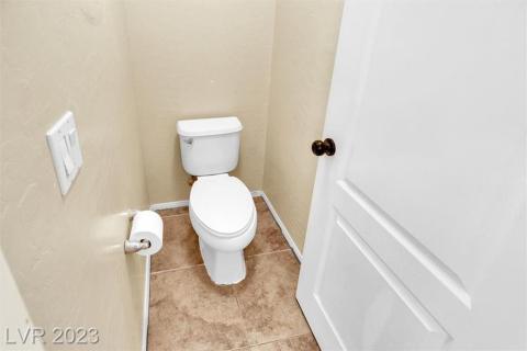 Separate toilet area and primary bathroom
