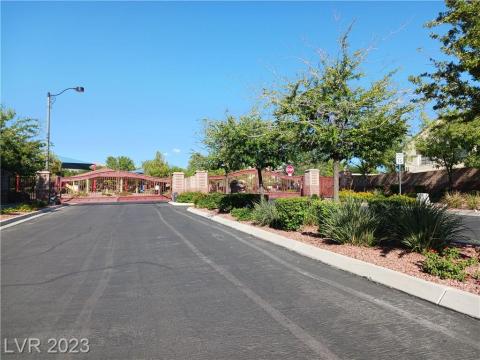 Beautiful entrance to the gated community