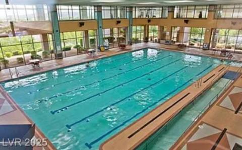 View of indoor pool