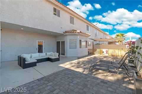 View of patio featuring an outdoor living space