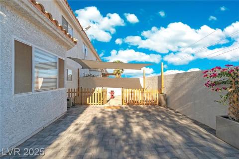 Deck with a patio area