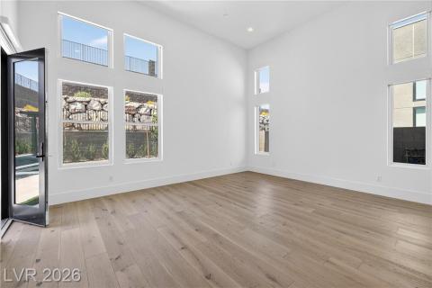 Primary Bedroom with private backyard entry - Primary Suite is separate from secondary bedrooms Primary Bedroom with private backyard entry - Primary Suite is separate from secondary bedrooms