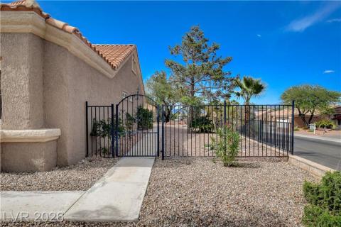 This property features a charming wrought iron fence. This property features a charming wrought iron fence.