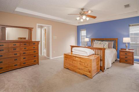 primary bedroom with lots of space