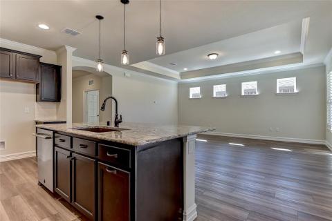 Large island and open living