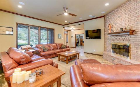 View of living room toward entry.