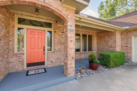 Etched panels with aircraft theme around door.