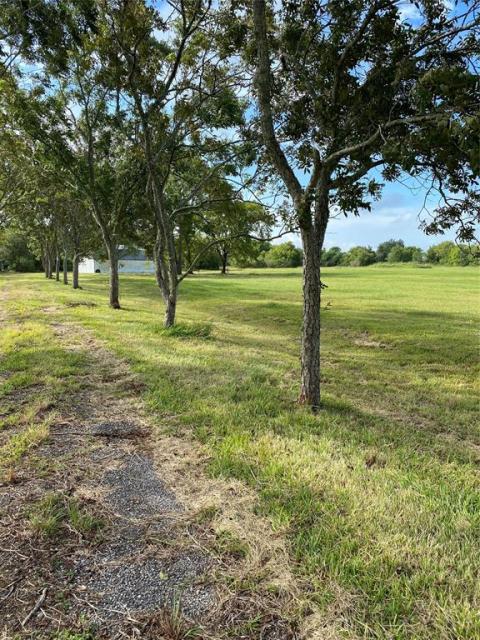 View of property with metal storage building in the background.